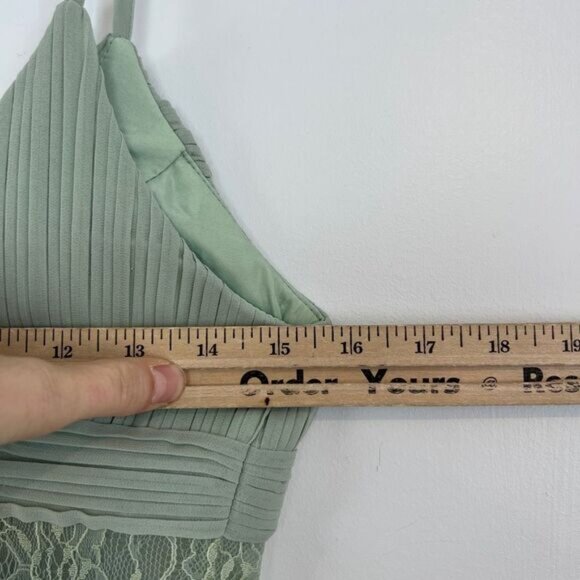 Azazie Mint Green Maxi Dress - Picture 8 of 16